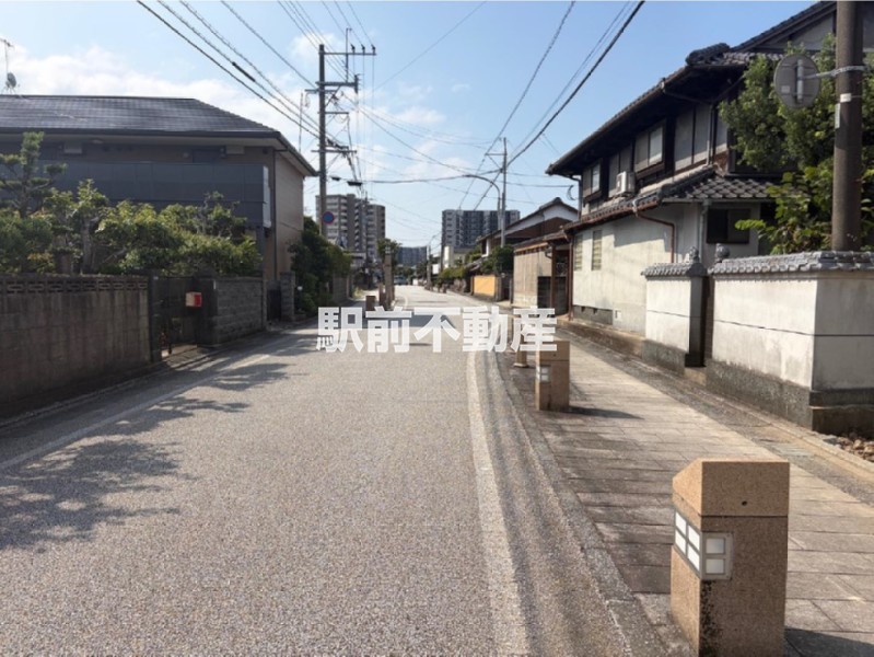 A号地前面道路(南向き)