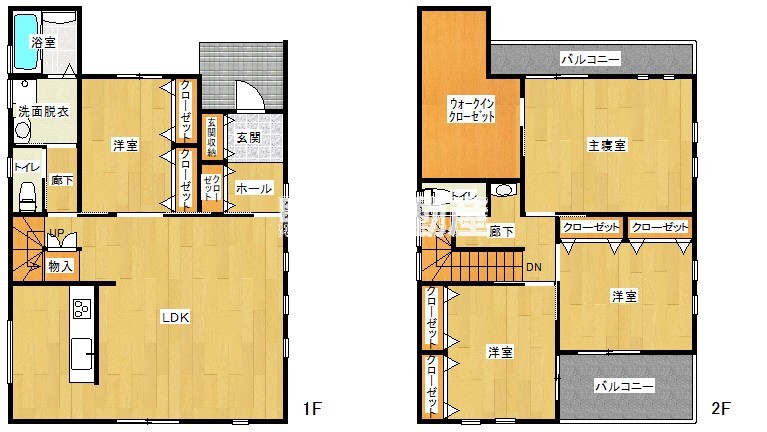 4LDK間取り図