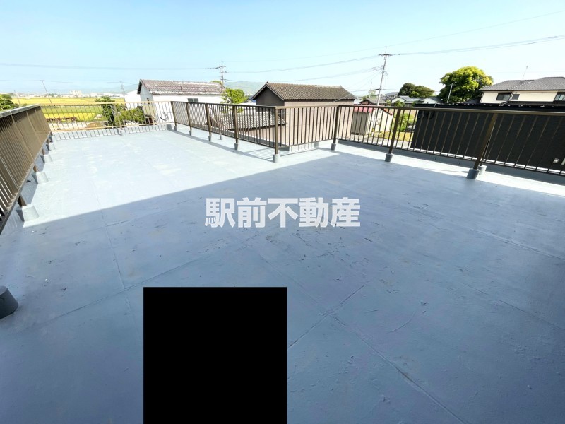 60㎡超の広々バルコニー