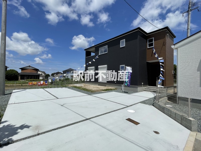 ゆったりした駐車場