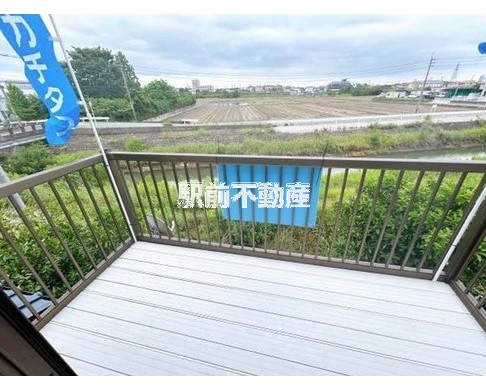 風通しのよいバルコニー