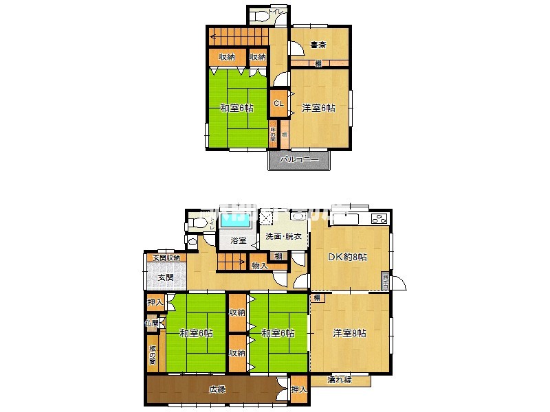ゆとりある建坪約40坪
