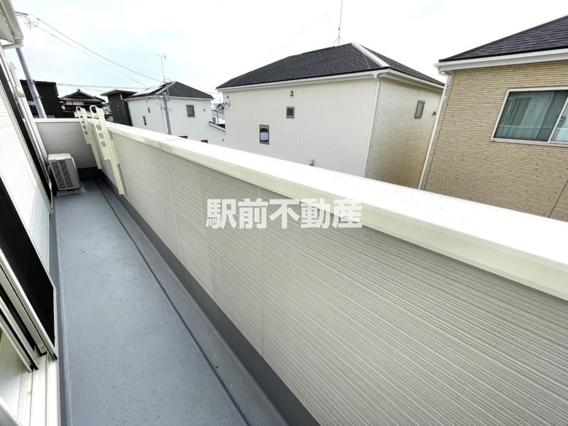 南向きのベランダです