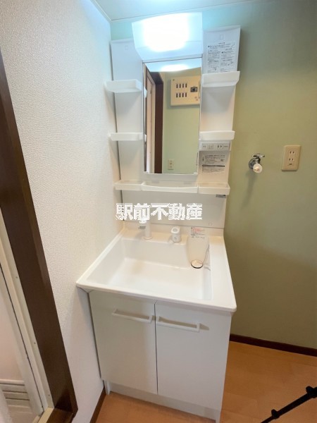 嬉しい独立洗面台