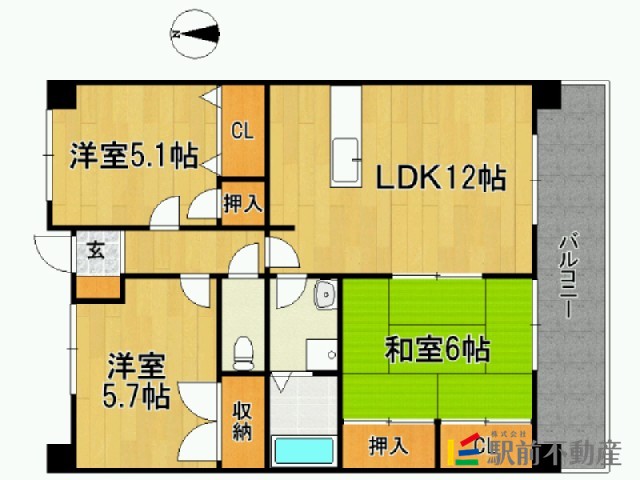 部屋写真