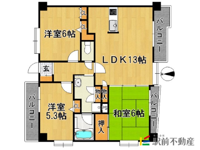 部屋写真