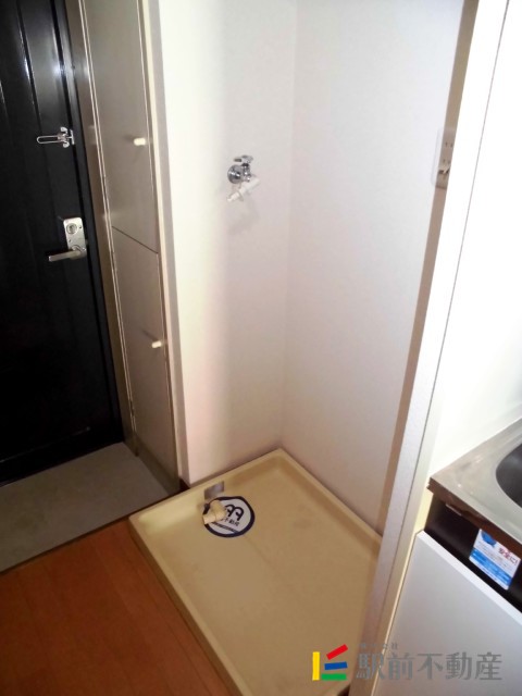 洗濯機置場は室内に♪