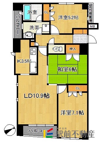 部屋写真