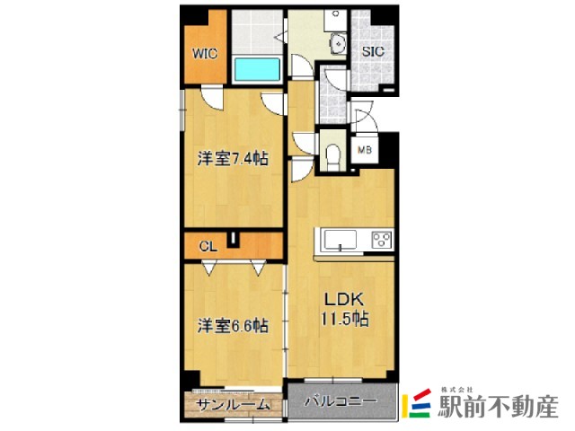 部屋写真