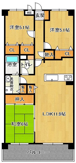 部屋写真