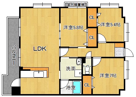 部屋写真