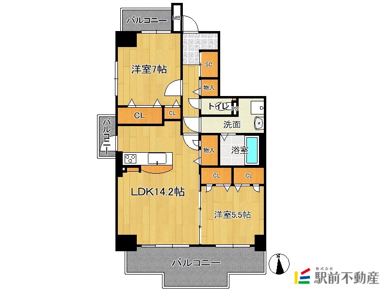 部屋写真