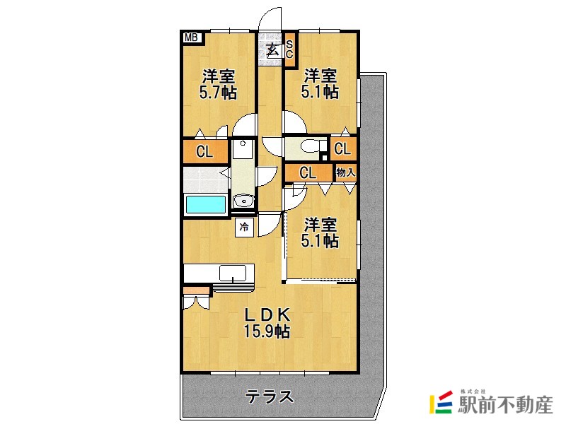 部屋写真