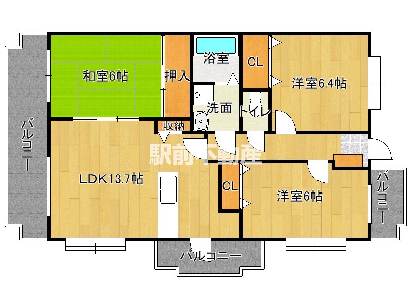 部屋写真