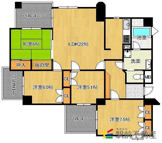 部屋写真