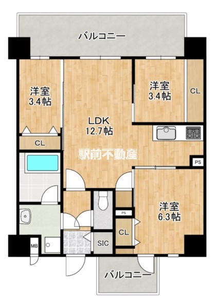 部屋写真