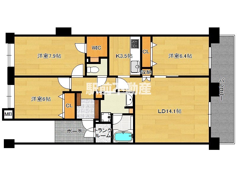 部屋写真