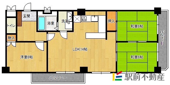 部屋写真