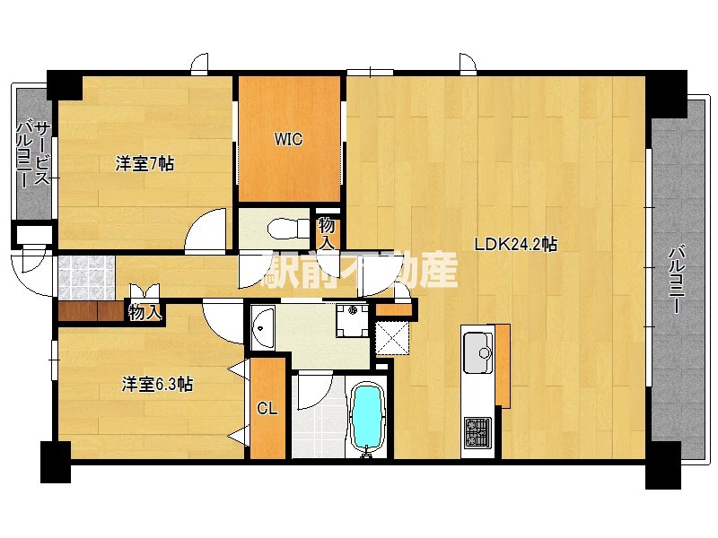 部屋写真