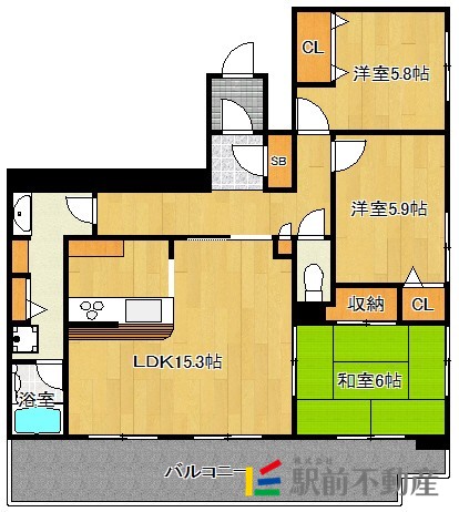 部屋写真