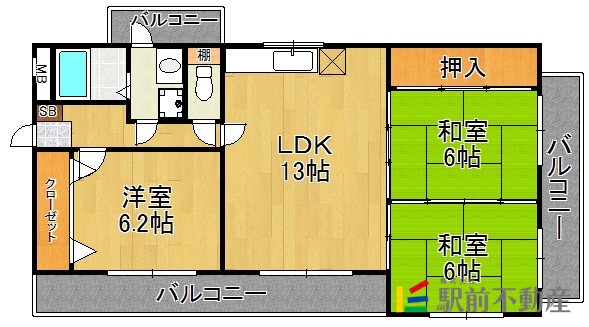 部屋写真