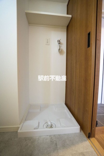 脱衣所も広々です!
