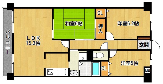 部屋写真
