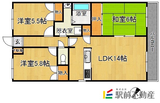 部屋写真