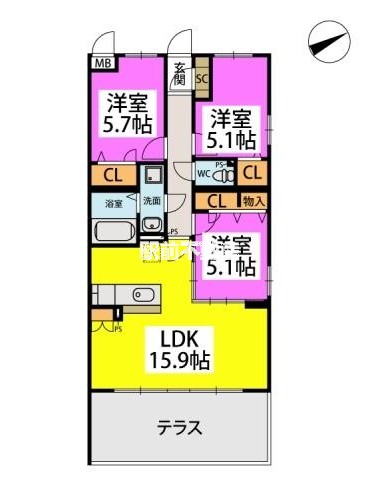 部屋写真