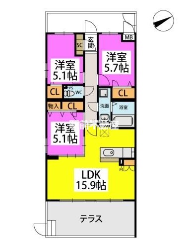 部屋写真