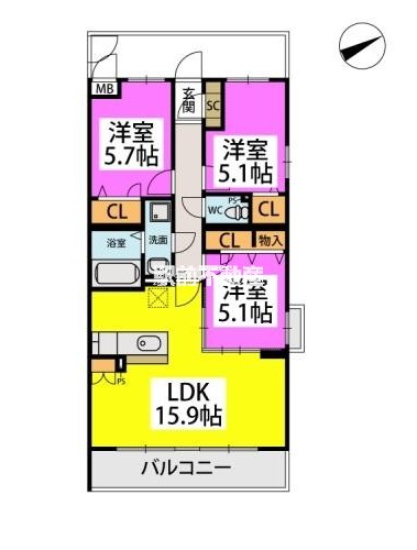 部屋写真