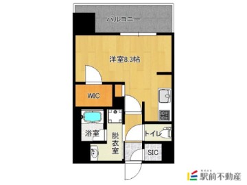 LANDIC M322 301／福岡県福岡市博多区美野島3丁目22-50／西鉄天神 